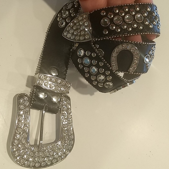 NEW Genuine Leather Belt House Shoe silver main image 12